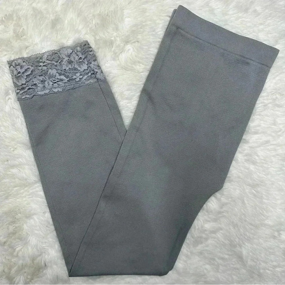 Hertex Lingerie Leggings / Tights Lace  Grey Size Medium - Picture 1 of 16